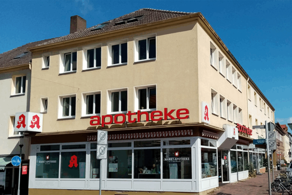 Filiale der Markt-Apotheke von Außen